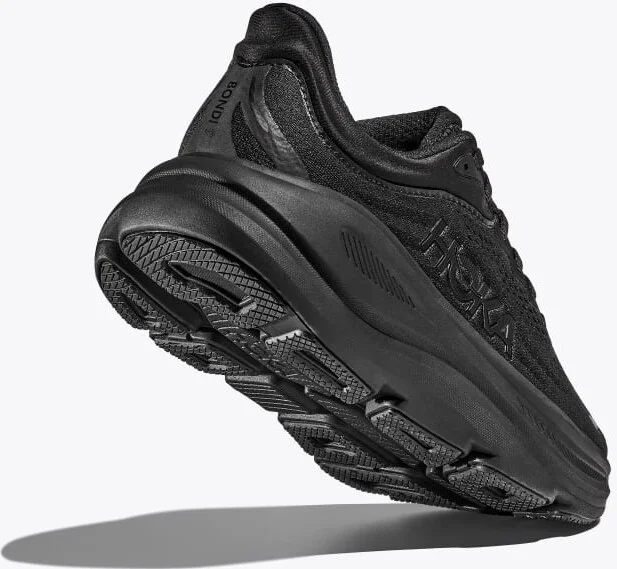 HOKA Women's Bondi 9 Shoes in Black/Black - Image 4