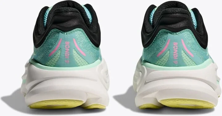 HOKA Women's Bondi 9 Shoes in Blue Spark/Mint Fluorite - Image 5