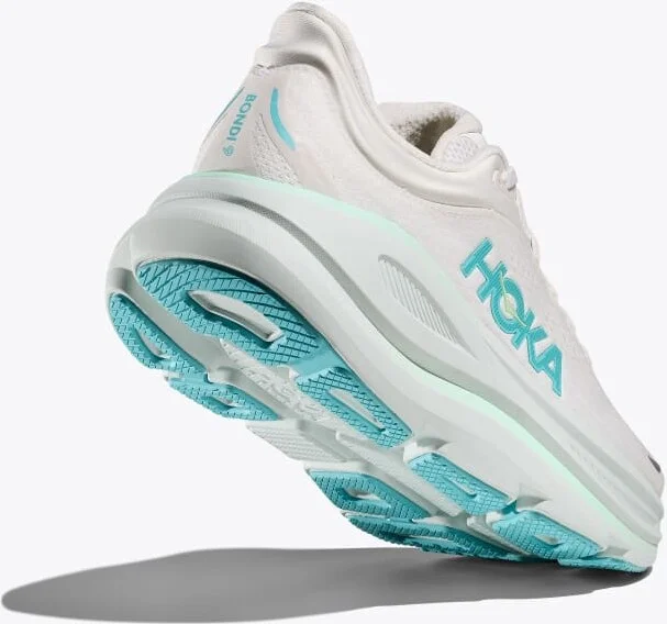 HOKA Women's Bondi 9 Shoes in Frost/Cielo Blue - Image 4