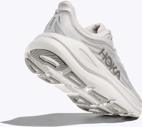 HOKA Women's Bondi 9 Shoes in Stardust/Silver - Image 4