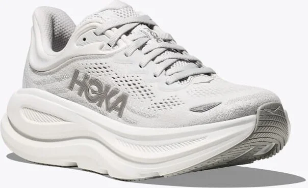 HOKA Women's Bondi 9 Shoes in Stardust/Silver - Image 6