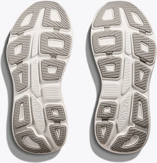 HOKA Women's Bondi 9 Shoes in Stardust/Silver - Image 7