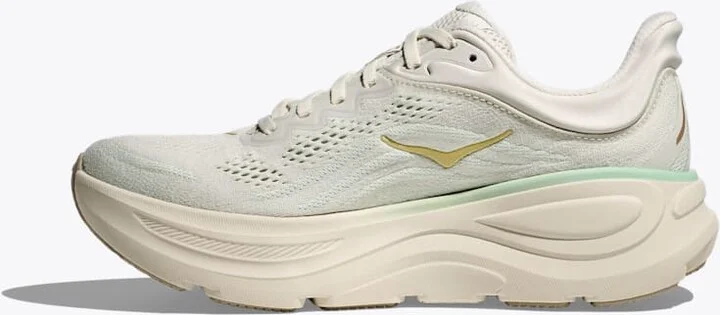 HOKA Women's Bondi 9 Shoes in Truffle Salt/Sea Glass - Image 8