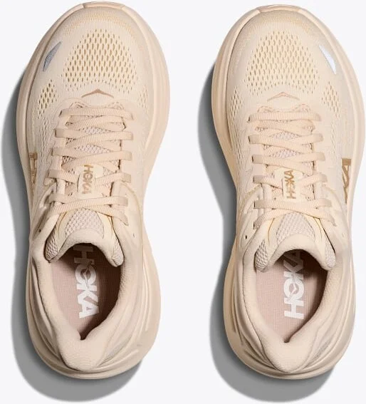 HOKA Women's Bondi 9 Shoes in Vanilla/Birch - Image 2