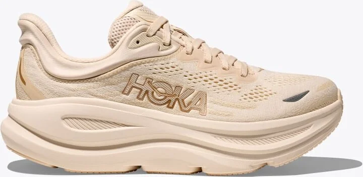 HOKA Women's Bondi 9 Shoes in Vanilla/Birch
