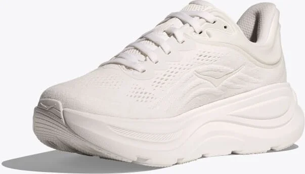 HOKA Women's Bondi 9 Shoes in White/White - Image 3