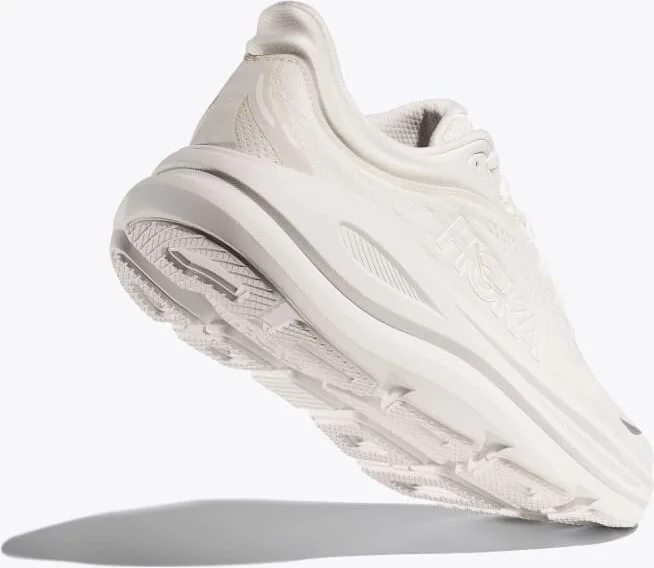 HOKA Women's Bondi 9 Shoes in White/White - Image 4