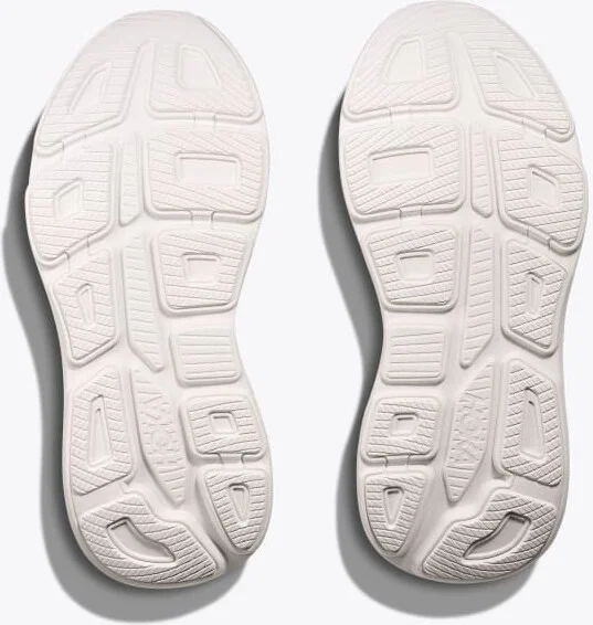 HOKA Women's Bondi 9 Shoes in White/White - Image 7