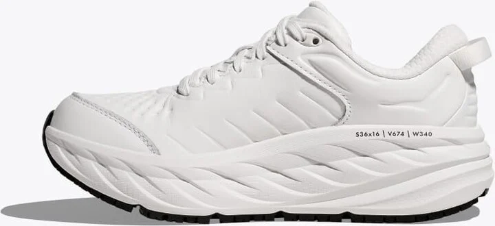 HOKA Women's Bondi SR Shoes in Frost/Frost - Image 8