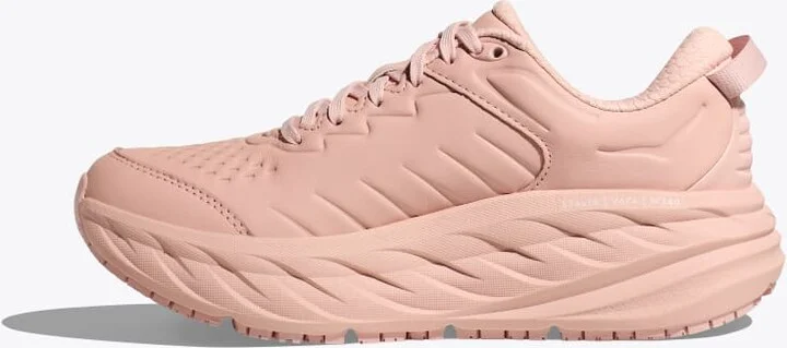 HOKA Women's Bondi SR Shoes in Peach Whip/Peach Whip - Image 8