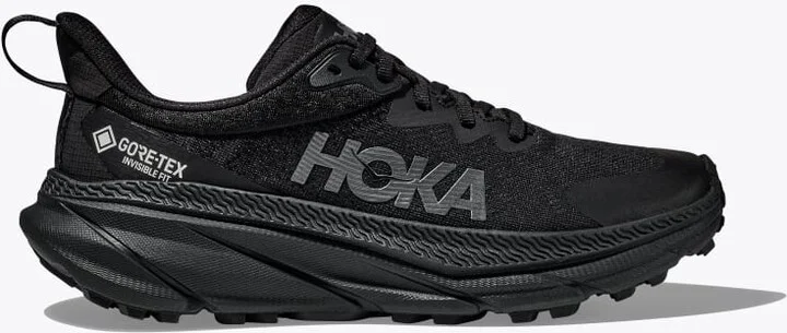 HOKA Women's Challenger 7 GTX Shoes in Black/Black