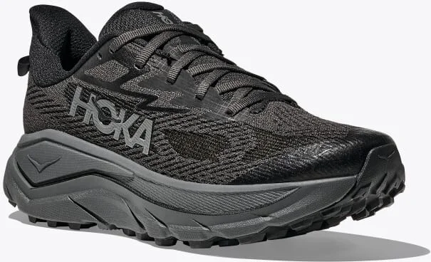 HOKA Women's Challenger 8 Shoes in Black/Outer Orbit - Image 6