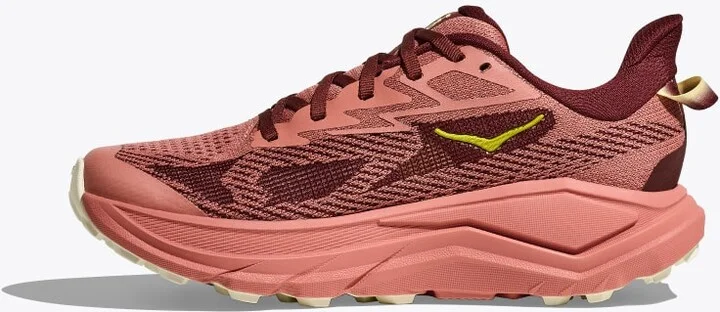 HOKA Women's Challenger 8 Shoes in Blush/Dark Cedar - Image 8