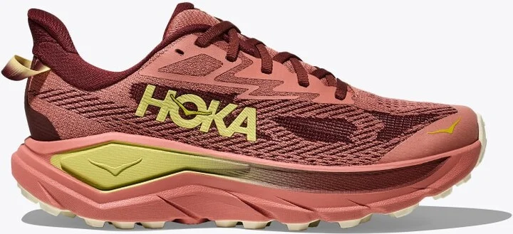 HOKA Women's Challenger 8 Shoes in Blush/Dark Cedar