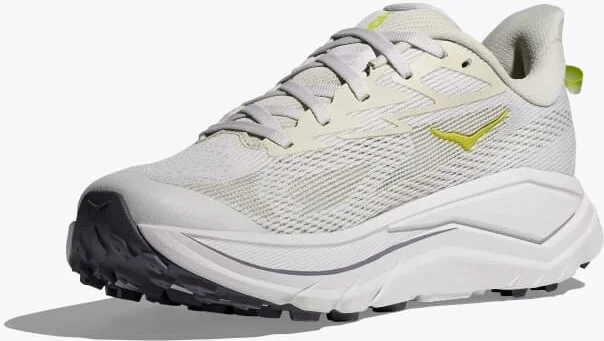 HOKA Women's Challenger 8 Shoes in White/Neon Hoka Citrus - Image 3