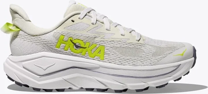 HOKA Women's Challenger 8 Shoes in White/Neon Hoka Citrus