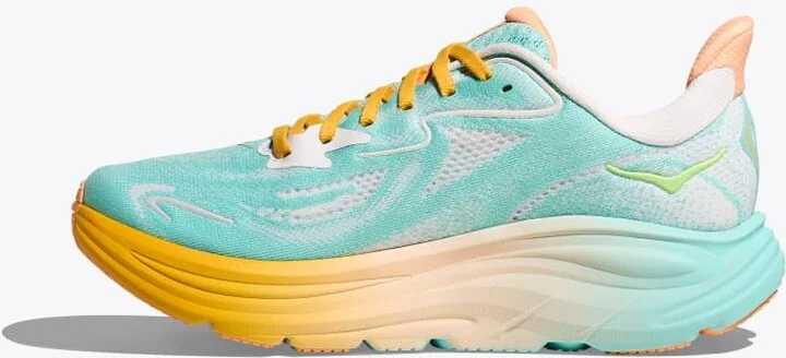 HOKA Women's Clifton 10 Shoes in Blue Spark/White - Image 8