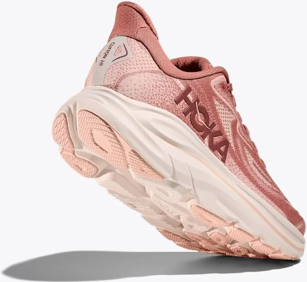 HOKA Women's Clifton 10 Shoes in Blush/Rose Latte - Image 4