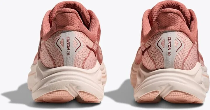 HOKA Women's Clifton 10 Shoes in Blush/Rose Latte - Image 5