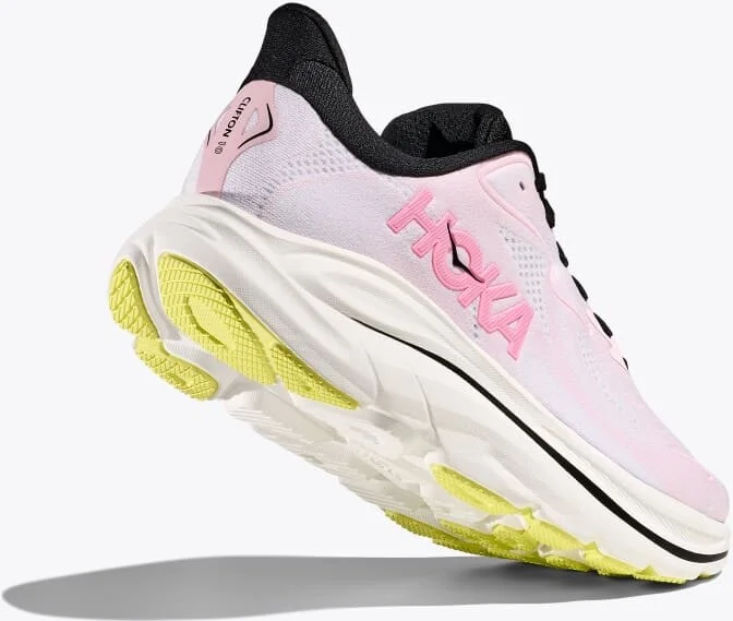 HOKA Women's Clifton 10 Shoes in Carnation/Starlight Glow - Image 4
