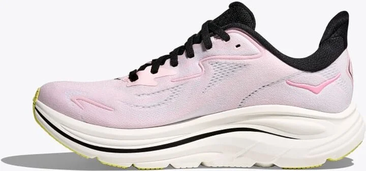 HOKA Women's Clifton 10 Shoes in Carnation/Starlight Glow - Image 8