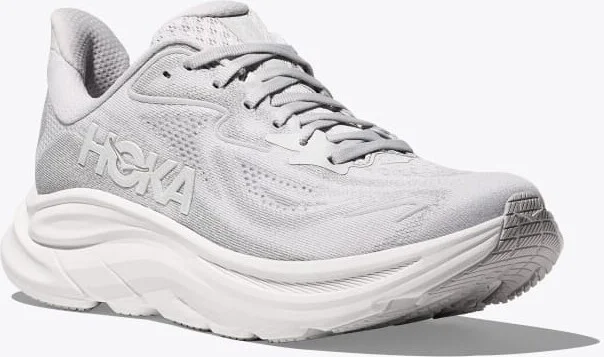 HOKA Women's Clifton 10 Shoes in Cosmic Grey/Stardust - Image 6