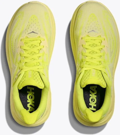 HOKA Women's Clifton 10 Shoes in Neon Hoka Citrus/Sunlight - Image 2