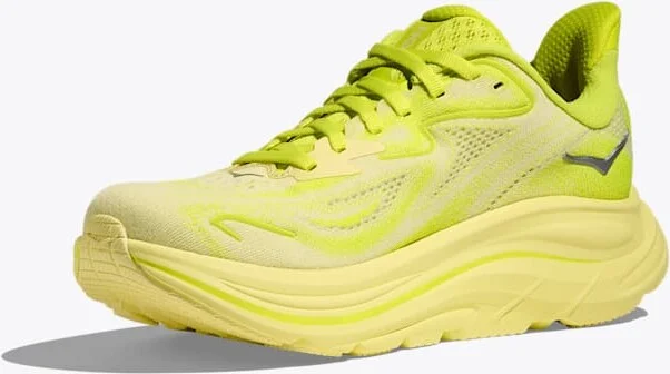 HOKA Women's Clifton 10 Shoes in Neon Hoka Citrus/Sunlight - Image 3