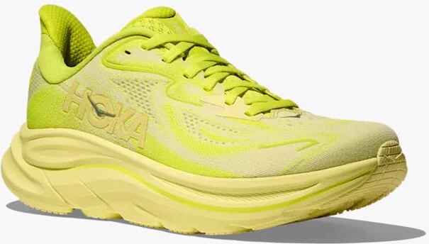 HOKA Women's Clifton 10 Shoes in Neon Hoka Citrus/Sunlight - Image 6