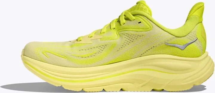HOKA Women's Clifton 10 Shoes in Neon Hoka Citrus/Sunlight - Image 8