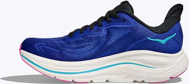 HOKA Women's Clifton 10 Shoes in Night Sky/Ultramarine - Image 8
