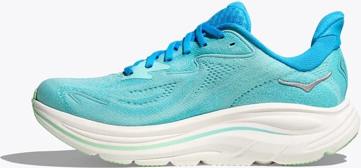 HOKA Women's Clifton 10 Shoes in Skyward Blue/Cielo Blue - Image 8
