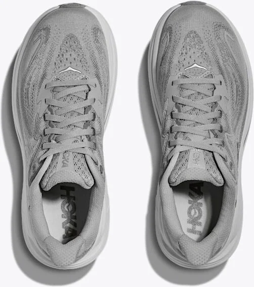 HOKA Women's Clifton 10 Shoes in Stellar Grey/Galactic Grey - Image 2