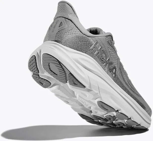 HOKA Women's Clifton 10 Shoes in Stellar Grey/Galactic Grey - Image 4