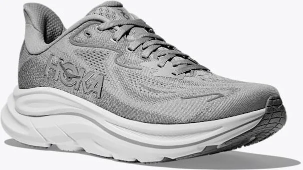 HOKA Women's Clifton 10 Shoes in Stellar Grey/Galactic Grey - Image 6