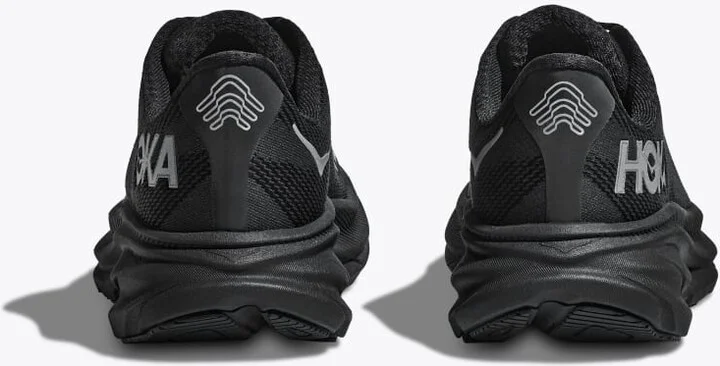HOKA Women's Clifton 9 GTX Shoes in Black/Black - Image 5
