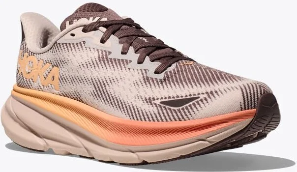 HOKA Women's Clifton 9 GTX Shoes in Cosmic Pearl/Smoky Quartz - Image 6