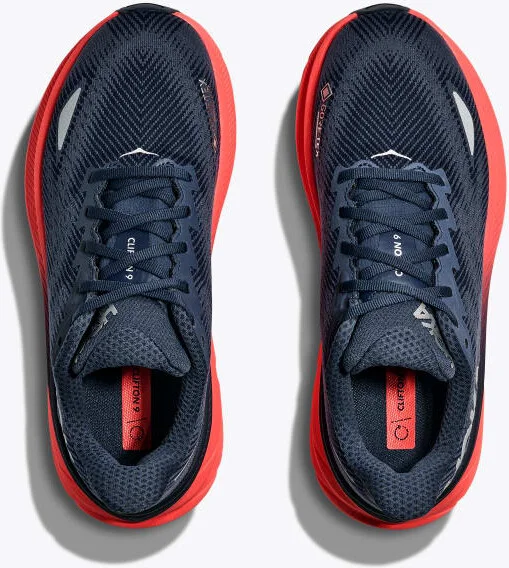 HOKA Women's Clifton 9 GTX Shoes in Varsity Navy/Nautical Dusk - Image 2