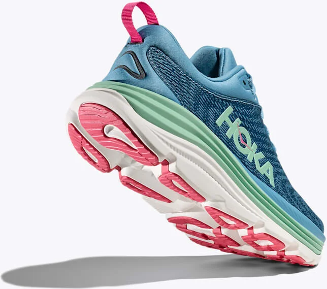 HOKA Women's Gaviota 5 Shoes in Alpine Blue/Jadeite - Image 4