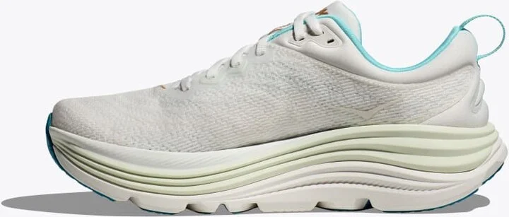 HOKA Women's Gaviota 5 Shoes in Frost/Rose Gold - Image 8