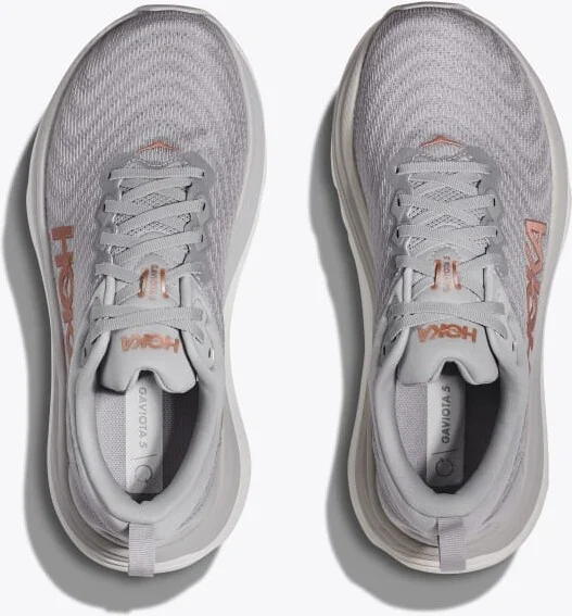 HOKA Women's Gaviota 5 Shoes in Harbor Mist/Rose Gold - Image 2