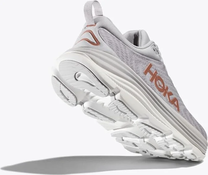 HOKA Women's Gaviota 5 Shoes in Harbor Mist/Rose Gold - Image 4