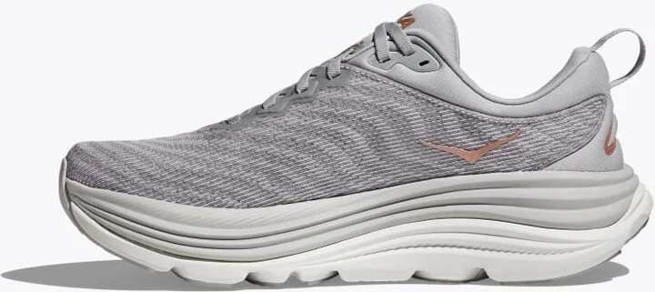 HOKA Women's Gaviota 5 Shoes in Harbor Mist/Rose Gold - Image 8
