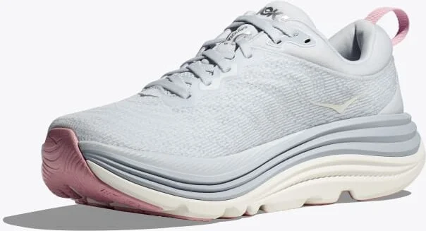 HOKA Women's Gaviota 5 Shoes in Sea Ice/Pink Twilight - Image 3