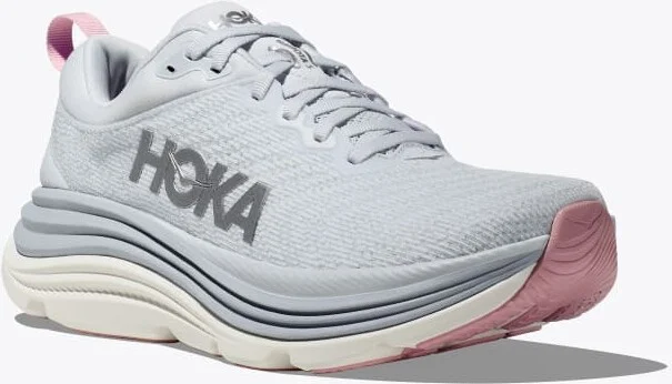 HOKA Women's Gaviota 5 Shoes in Sea Ice/Pink Twilight - Image 6