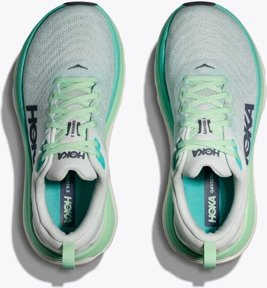 HOKA Women's Gaviota 5 Shoes in Snow Melt/Cielo Blue - Image 2