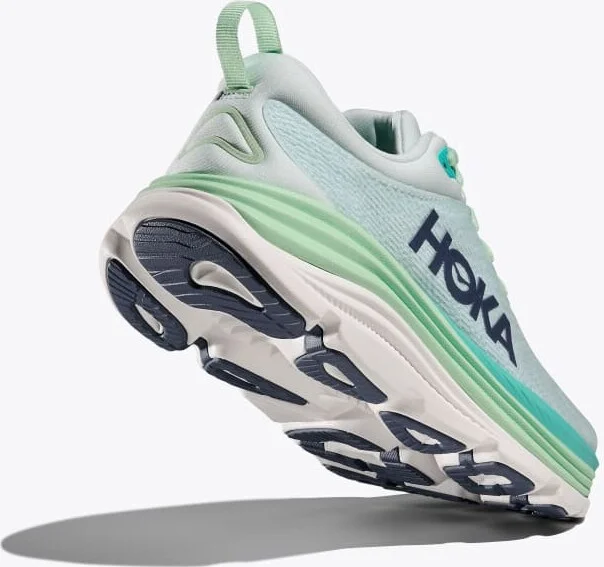 HOKA Women's Gaviota 5 Shoes in Snow Melt/Cielo Blue - Image 4