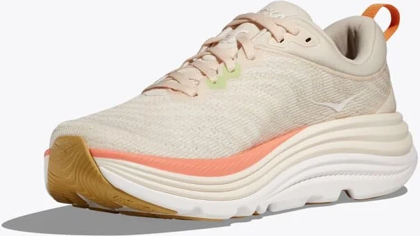 HOKA Women's Gaviota 5 Shoes in Vanilla/Eggnog - Image 3