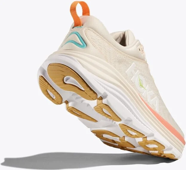 HOKA Women's Gaviota 5 Shoes in Vanilla/Eggnog - Image 4