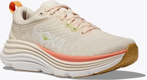 HOKA Women's Gaviota 5 Shoes in Vanilla/Eggnog - Image 6